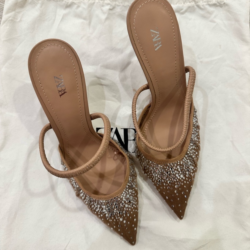 Zara Sparkle Heels